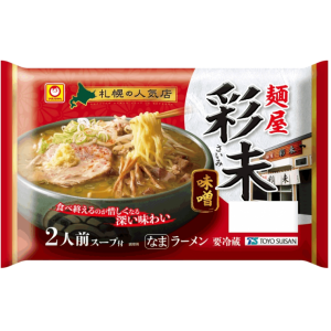 札幌「麺屋彩未」味噌ラーメン 2人前 | 商品情報 - 東洋水産株式会社